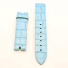 Strap BR Sky Blue RDN Big Leather Alligator (Matt) - Sq scales [PDD] 16x14 mm Long