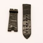 Strap BR Grey RDN Jumbo Leather Alligator (Shiny) - Sq scales [PDD] 18x16 mm Short