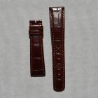 Strap AL Dark Brown Leather Alligator (Matt) - Sq scales [PDD] 20x16 mm Regular