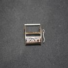 Buckle AL 16 mm Pin 18k White Gold