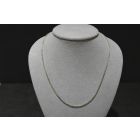 Chain Wheat Link LL 18k White Gold 18" 4.1 g