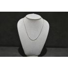 Chain Wheat Link LL 18k White Gold 20" 5.8 g