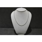 Chain Beads LL 18k White Gold 18" 7.3 g