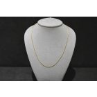 Chain Link Diamond Cut SRL 18k Yellow Gold 16" 1.5 g