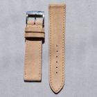 Strap NO Beige Leather Velour 20x18 mm Short