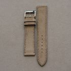 Strap NO Beige Leather Velour 20x18 mm Regular