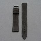 Strap NO Anthracite Leather Velour 18x16 mm Short