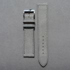 Strap NO Grey Leather Velour 18x16 mm Regular