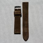 Strap NO Brown Leather Velour 17x16 mm Short