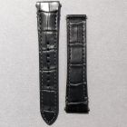 Strap CA Black SANTOS Leather Alligator (Matt) - Sq scales [PDD] 19x15.80 mm Short