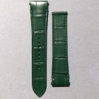 Strap CA Dark Green SANTOS Leather Alligator (Matt) - Sq scales [PDD] 21x17.80 mm Regular
