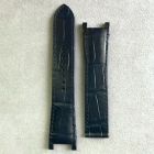 Strap CA Navy Blue PASHA Leather Alligator (Matt) - Sq scales [PDD] 21x17.80 mm Long