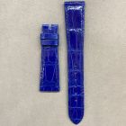 Strap PP Royal Blue Dep Leather Alligator (Matt) - Sq scales [PDD] 20x16 mm Regular