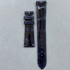 Strap PP Navy Blue Dep Leather Alligator (Shiny) - Sq scales [PDD] 19x16 mm Regular