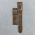 Strap PP Mink Grey (Royal Blue Stitch) Dep Leather Alligator (Shiny) - Sq scales [PDD] 19x16 mm Regular