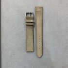 Strap NO Beige Leather Velour 18x16 mm Long