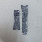 Strap PP Denim Blue (White Stitch) Dep NAUTILUS Calf Leather (Matt) - Fabric Pattern [PDD] 25x18 mm Regular