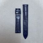 Strap BR Dusk Blue Leather Alligator (Matt) - Sq scales [PDD] 20x18 mm Long