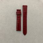 Strap CA Red TANK MUST Leather Alligator (Shiny) - Sq scales [PDD] 16.10x14 mm Short