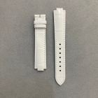 Strap CA White BALLON BLEU Leather Alligator (Shiny) - Sq scales [PDD] 16x14 mm Short