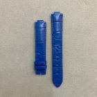 Strap CA Royal Blue BALLON BLEU Leather Alligator (Matt) - Sq scales [PDD] 15.90x14 mm Short