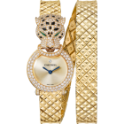 HPI01511 La Panthère de Cartier | Quartz movement | yellow gold | tsavorites | lacquer | diamonds
