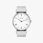 LUDWIG 33 DUO ENAMEL WHITE Ref. 249 | Bracelet Strap | Sapphire Crystal Glass Back