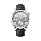 ZEITWERK MINUTE REPEATER With Rhodié Dial And Black, Alligator Leather Strap