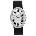 WB520009 Baignoire l Large model, hand-wound movement, rose gold, diamonds, textile