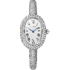 HPI01701 Baignoire l Small model, size 16, quartz movement, white gold, diamonds