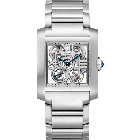 WHTA0025 Tank Française Skeleton Watch | Large model, manual winding mechanical movement, steel case and bracelet