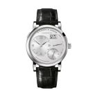 LANGE 1 With Rhodié Dial And Black, Alligator Leather Strap