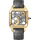WHSA0043 Santos-Dumont skeleton | Large model | automatic skeleton movement | yellow gold
