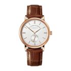SAXONIA With Argenté Dial And Reddish-Brown, Alligator Leather Strap
