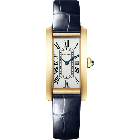 WGTA0356 Tank Américaine l Small model, quartz movement, yellow gold, leather