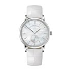 SAXONIA With White, Mother of Pearl Dial And White, Alligator Leather Strap