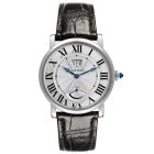W1556369 Rotonde de Cartier l 40 mm, hand-wound movement, steel, leather