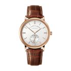 SAXONIA AUTOMATIC With Argenté Dial And Reddish-Brown, Alligator Leather Strap