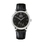 SAXONIA OUTSIZE DATE With White Gold Case And Black, Alligator Leather Strap