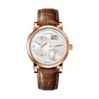 LANGE 1 With Argenté Dial And Reddish-Brown, Alligator Leather Strap