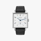 TETRA Ref. 406| Horween Genuine Shell Cordovan Black Strap | Sapphire Crystal Glass Back