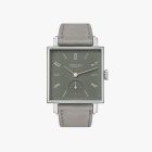 TETRA ODE TO JOY Ref. 445| Velour Leather Gray Strap | Stainless Steel Back