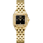 WJPN0073 Panthère de Cartier l Small model, quartz movement, yellow gold, diamonds
