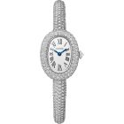 CRHPI01854 Baignoire l Mini model, quartz movement, white gold, diamonds