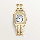 WJPN0085 Panthère de Cartier l Medium model, quartz movement, yellow gold, diamonds