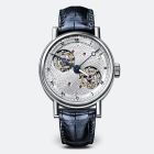 Double Tourbillon 5347 | Platinum | Nevi Blue Leather Strap
