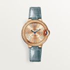 WJBB0076 Ballon Bleu de Cartier l 33 mm, mechanical movement with automatic winding, rose gold, diamonds