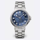 Marine 5517 | White Gold Bracelet Strap | Blue Dial