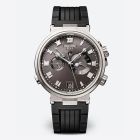 Marine Alarme Musicale 5547 | Titanium | Rubber Strap | Slate Grey Dial