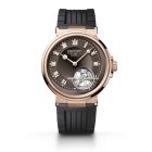Marine Tourbillon 5577 l Rose Gold l Brown Rubber strap